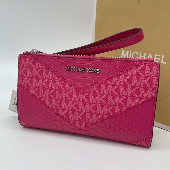 Michael Kors Large Double Zip Wallet Wristlet - Picture 1 of 7